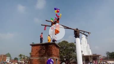 आज टोंगी का मंडा पूजा हुआ समाप्त...#local01news