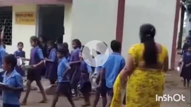 उदयपुर धरमजयगढ़: पुसल्दा रामनगर के प्राथमिक शाला के भवन को हाथियों के दल ने पहुंचाया नुकसान