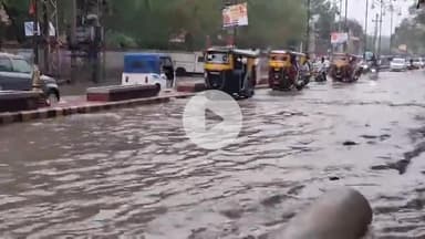 चूरू: चूरू में 51.6 एमएम बारिश के बाद राजकीय लोहिया कॉलेज सहित शहर के निचले इलाकों में पानी भरा, लोगों को हुई परेशानी