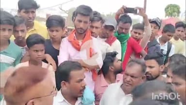 पीरो: मोपती बाजार पर हनुमान मंदिर तोड़ने को लेकर ग्रामीणों का सड़क जाम SDO के आश्वासन पर हुआ समाप्त