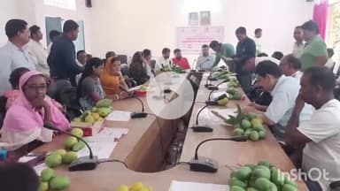 तोपचांची: प्रखंड सभागार में बिरसा हरित ग्राम योजना के तहत आम उत्सव सह बागवानी मेले का हुआ आयोजन