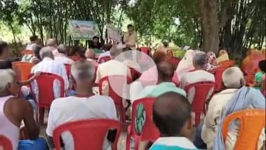 साहेबपुर कमाल: सबदलपुर ग्राम के शिवाला के पास कृषि जन कल्याण हेतु चौपाल कार्यक्रम आयोजित