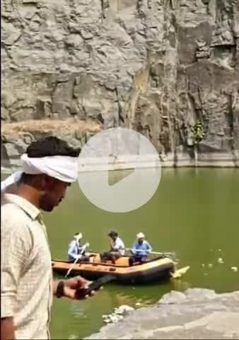 ग्वालियर गिर्द: ग्वालियर: खदान में डूबा युवक, बचाव अभियान जारी