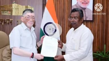 कर्रा: खूंटी के पूर्व विधायक ने राज्यपाल से राजभवन में भेंट कर ज्ञापन सौंपा