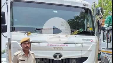 टोंक: बरौनी थाना पुलिस ने मंडावर बनास नदी में अवैध बजरी के मामले में एक डंपर और एक लोडर किया ज़ब्त