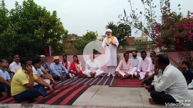 मिर्ज़ापुर: रविदास पार्क फ़तहा रोड पर चौपाल लगाकर नपाध्यक्ष ने मोदी सरकार की उपलब्धियों की गिनती की