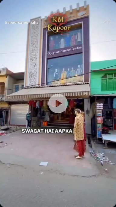 Visit from kapoorsareemahal thik pull ke jeene ke samne rampur 244901