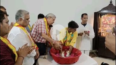 बूंदी: चित्तौड़ के निज आवास पर श्री जगन्नाथ रथ यात्रा के पोस्टर का विमोचन, रथ यात्रा की जिम्मेदारियां सौंपी गईं