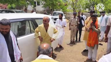 बटियागढ़: राज्यमंत्री लखन पटेल पहुंचे जरारुधाम, दादा गुरु जी से की भेंट