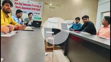 कोडरमा: कोडरमा में नव नियुक्त स्वास्थ्य कर्मियों को राष्ट्रीय स्वास्थ्य कार्यक्रमों की विस्तृत जानकारी दी गई