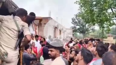 झाझा: कैमूर के भभुआ पुलिस लाइन में सुसाइड करने वाले पुलिसकर्मी अमरेश कुमार यादव का शव पैतृक गांव दिघरा पहुंचा