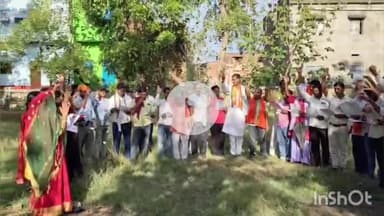 नगर नौसा: प्रधानमंत्री नरेंद्र मोदी के '11 साल बेमिसाल' पर नगरनौसा ग्रामीण में भाजपा का कार्यक्रम