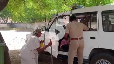 சாத்தான்குளம்: தாலுகா அலுவலகத்தில் புகார் அளிக்க வந்த 95 வயது மூதாட்டி ஜிப்பில் ஏற்றி பேருந்து நிலையத்தில் இறக்கி விட்ட காவல் ஆய்வாளருக்கு குவியும் பாராட்டு