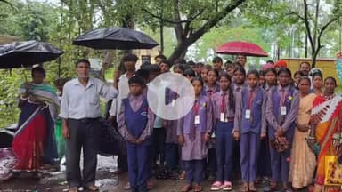 चान्हो: सोंस मॉडल स्कूल के बच्चों और अभिभावकों का आंदोलन स्थगित