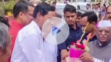 बारां: राज्यपाल हरिभाऊ बागडे एक दिवसीय दौरे पर बारां पहुंचे, सर्किट हाउस में दिया गया गॉड ऑफ ऑनर