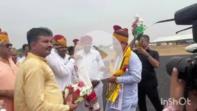 आहोर: सांचौर दौरे के दौरान मुख्यमंत्री से मिले और विधायक ने किया स्वागत