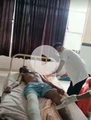 जालौर: जालोर में घर जा रहे युवक का रास्ता रोककर पीटा, लाठी-सरिए से मारे, हाथ-पैर में फ्रैक्चर