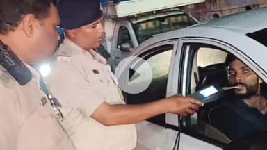 कांके: रांची के मेन रोड सहित कई इलाकों में पुलिस ने चलाया ड्रंक एंड ड्राइव अभियान