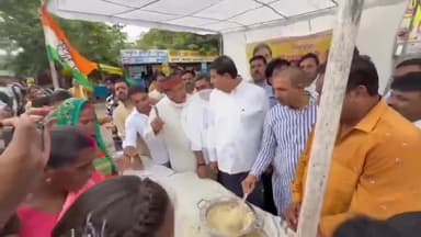 हुज़ूर: राहुल गांधी के जन्मदिन पर भोपाल एम्स परिसर में कांग्रेस कार्यकर्ताओं ने भोजन किया वितरित, जीतू पटवारी रहे मौजूद