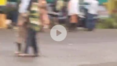 खरगौन: जिले सहित शहर में बारिश शुरू, तापमान में गिरावट, सूखने के लिए रखी मक्का भीगी