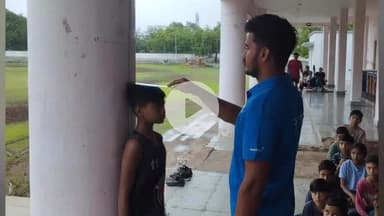 खरगौन: स्टेडियम मैदान में वाटर स्पोर्ट्स अकादमी के लिए बच्चों का प्रारंभिक चयन किया गया