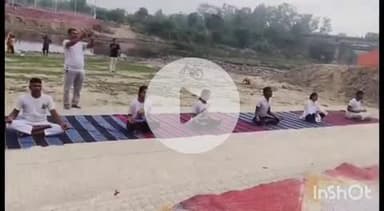 प्रतापगढ़: बेल्हा देवी धाम में अंतर्राष्ट्रीय योग दिवस से पूर्व किया गया पूर्वाभ्यास योग प्रशिक्षण