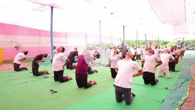बक्सर: एसपी के निर्देश पर महदह स्थित पुलिस केंद्र बक्सर में 3 दिवसीय योग प्रशिक्षण शिविर शुरू