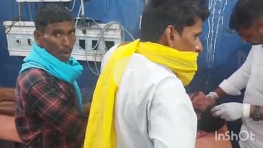 कौआकोल: पाली गांव के पास तेज रफ्तार गाड़ी की चपेट में आने से एक युवक घायल