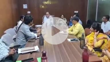 रायसिंहनगर: रायसिंहनगर पंचायत समिति के वीसी रूम में मौजूद रहे ब्लॉक के अधिकारी, जिला स्तरीय जनसुनवाई में दिए जवाब