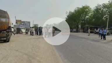 गुड़ामालानी: मेगा हाईवे पर चल रहे गैस टैंकर में अचानक हुआ गैस रिसाव, सूचना मिलते ही RGT पुलिस मौके पर पहुंची