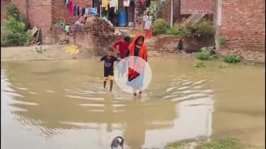 फिरोज़ाबाद: बारिस सें स्मार्ट सिटी के विकास कार्यों की खुली पोल, वार्ड 36 के कई इलाकों में बनी जलभराव की समस्या  #jansamasya