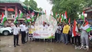 बारां: भाजपा कोयला एवं बारां देहात मंडल ने कोयला में निकाली तिरंगा यात्रा