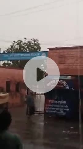 डीडवाना में मूसलाधार बारिश से भरा पानी,
  उमस से राहगीरों को मिली राहत