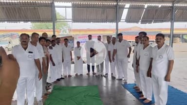 गरौठा: मॉर्निंग ग्रुप गुरसराय के तत्वाधान में मनाया गया अंतर्राष्ट्रीय योग सप्ताह शिविर