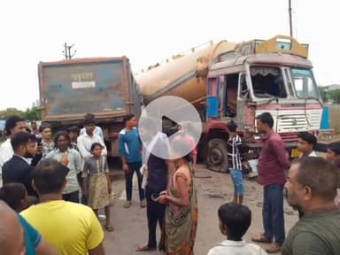 कटनी नगर: लमतरा बाईपास रोड पर हाईवा और बल्कर की भिड़ंत, चालक घायल