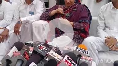 भिवानी: गांव कलिंगा में पत्रकारों से बात करते हुए मंत्री श्रुति चौधरी ने कांग्रेस पर कसा तंज
