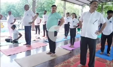 ग्वालियर गिर्द: क्रीड़ा भारती मध्य भारत प्रांत महानगर ग्वालियर द्वारा आयोजित योग दिवस कार्यक्रम में ऊर्जा मंत्री पहुंचे