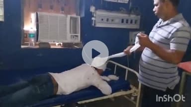 हिसुआ: खानपुर के पास अज्ञात गाड़ी की चपेट में आने से बाइक चालक युवक हुआ जख्मी, अस्पताल में कराया गया भर्ती