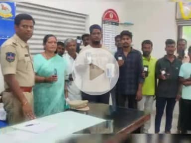మహబూబ్ నగర్ అర్బన్: జడ్చర్ల పట్టణంలో పోగొట్టుకున్న 50 మొబైల్ ఫోన్లు అందజేత