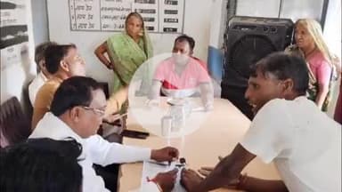 खालवा: धरती आबा अभियान के तहत खालवा में लगा नि:शुल्क स्वास्थ्य शिविर