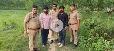 बरेली थाना विथरी चैनपुर पुलिस द्वारा लूट की घटना का सफल अनावरणकर घटना को कारित करने वाले दो युवको को मुठभेड़ के दौरान