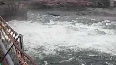 लाडपुरा: जिले में बारिश के चलते कोटा बैराज का एक गेट खोला गया, 3723 क्यूसेक पानी की हुई निकासी