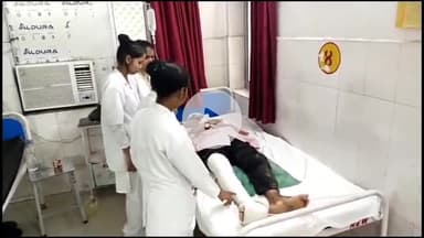 इटावा: सिविल लाइन इलाके में ट्रेन से गिरकर यात्री हुआ घायल, जिला अस्पताल में इलाज जारी