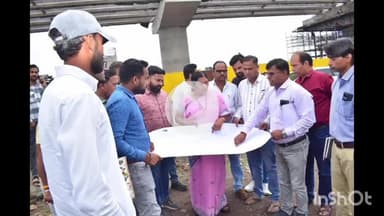 धार: धार में केंद्रीय राज्यमंत्री सावित्री ठाकुर ने रेल कार्यों का अवलोकन किया, गुणवत्तापूर्ण कार्य के निर्देश दिए