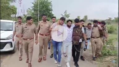 झांसी: नगरिया कुआं के पास वाहन चेकिंग के दौरान बदमाशों ने पुलिस पर फायरिंग की, पुलिस ने की जवाबी कार्रवाई