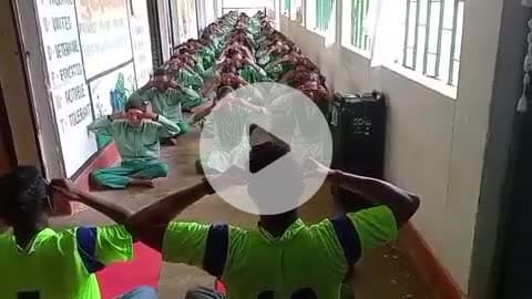 रायडीह: अंतर्राष्ट्रीय योग दिवस पर राजकीय कृत उच्च विद्यालय सुरसांग में योग अभ्यास किया गया#योगा