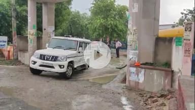 मंझनपुर: डीएम कार्यालय का रास्ता हुआ पानी पानी, लोगों को हुई आवागमन में समस्या, #jansamasya