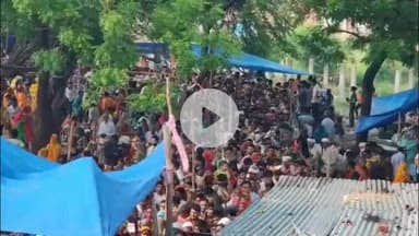 जलेसर: आषाढ़ माह के दूसरे शनिवार को जलेसर कस्बा में बड़ी छोटी शनिजात पर हजारों श्रद्धालुओं की भीड़, SDM ने किया निरीक्षण