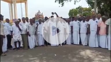 தாராபுரம்: மூலனூரில் அமைச்சர் கலந்து கொண்ட நிகழ்ச்சிக்கு பின் திமுகவினர் ஆர்ப்பாட்டத்தில் ஈடுபட்டதால் பரபரப்பு ஏற்பட்டது
