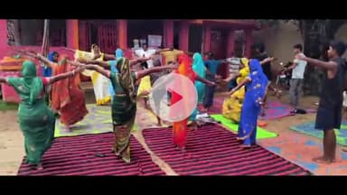 बेरो: बेडो में अंतरराष्ट्रीय योग दिवस पर एकल परिवार ने मनाया योग दिवस